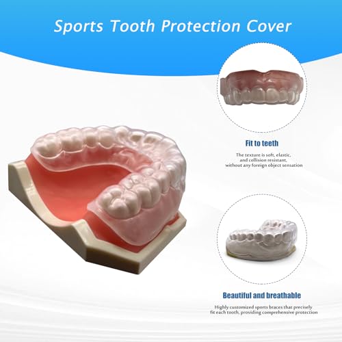 Custom Sports Mouthguard | Ultimate Protection & Comfort for Athletes, Boil & Bite Design - Perfect for Boxing, MMA, Rugby & More