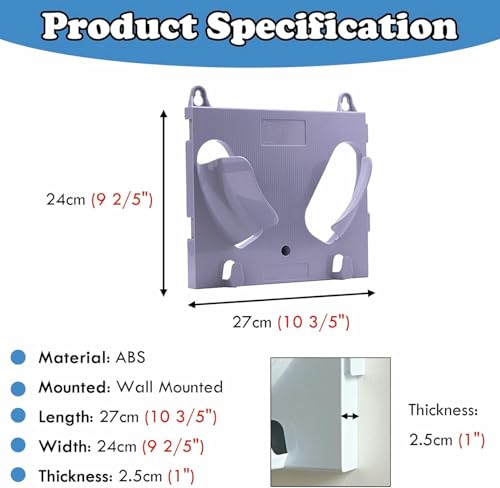 15 Pack No Drill Hard Hat Storage Rack Lightweight, Wall Mount Workshop/Fire Station/Office Helmet Stand Display, Hard Hat Placement Hanging Rack