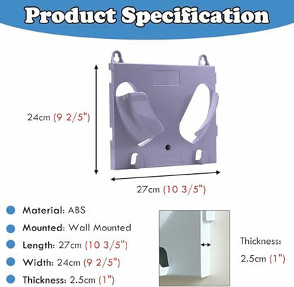 15 Pack No Drill Hard Hat Storage Rack Lightweight, Wall Mount Workshop/Fire Station/Office Helmet Stand Display, Hard Hat Placement Hanging Rack