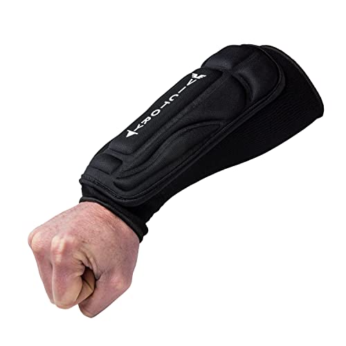 Martial Arts Forearm Armor Guards - MMA - Padded Arm Sleeves - size: Large