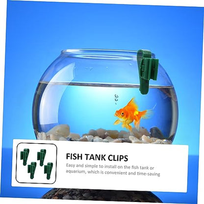 BESPORTBLE 4pcs Fish Tank Clips Strong Plastic Hose Holder for Easy Installation Aquariums Space-Saving Design for Pet Fish Owners