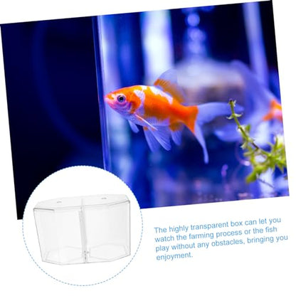 HANABASS Fish Breeder Box Isolation Tank for Betta Fish Easy to Clean and Observe for Home Aquariums and Hatching