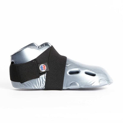ProForce Lightning Kicks Martial Arts Sparring Shoes/Footgear - color: Silver, size: Medium Big Kid