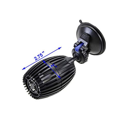 AQUANEAT Circulation Pump, 480 GPH Aquarium Wave Maker, Fish Tank Powerhead Submersible Water Pump with Suction Cup - size: 480 GPH
