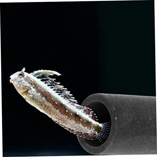 Decorative Rocks, Ceramic Tube Decoration Aquarium Decor Ceramic Fish Tank Breeding Cave for Shrimp and Small Fish 6 Pack