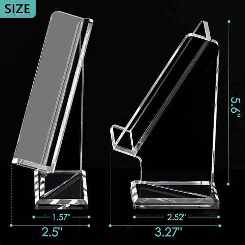SANRUI Acrylic Pen Holder Desktop Display, Vertical Fountain Pen Pencil Stand Ballpoint Showholder, Clear Makeup Brush Rack, Paintbrush Drying Support Organizer Desk for Exhibitions,Office,Store Use - style: Vertical Pen Holder（1PCS)