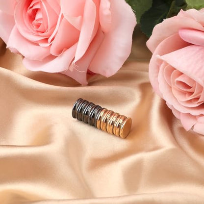 8pcs Hijab Magnetic Pins, Multi-Purpose Magnetic Scarf Clip no Snag Hijab Magnets Scarf Magnetic Clasp Strong Magnetic Hijab Pins Pinless Brooch for Women Clothes (Gold, Black) - color: Gold, Black