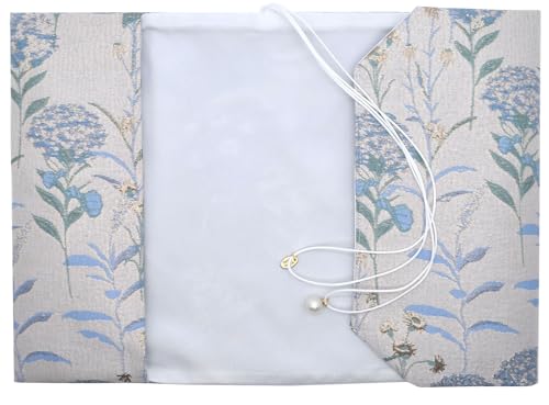 BLBMH 5.5x8.5 Fabric Book Cover for Paperback Bible Women - Dandelions Blue - color: Dandelions Blue, size: 8.5in