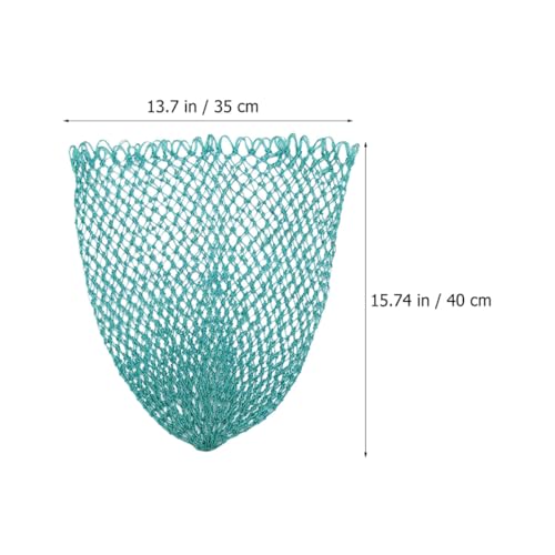 ABOOFAN Fishing Landing Net Replacement Mesh Outdoor Fishing Net Sturdy Thick Line 40cm Large Head for Freshwater and Saltwater Anglers
