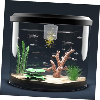 HEMOTON Fish Food Feeder Acrylic Feeding Ring Floating Tray for Aquarium Betta Fish Tank Shrimp Turtle Feeder Suitable for Beginner