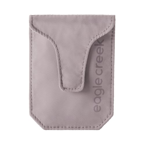 Eagle Creek Undercover RFID Hidden Pocket – Travel Security Pouch with RFID Blocking – Lightweight, Wear Under Clothing – Zippered Passport & Card Holder – Orchid - color: Orchid