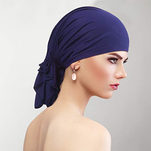 Syhood Slip on Pre Tied Head Scarves for Women - color: Mix Color