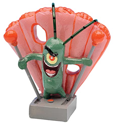 PennPlax Spongebob 7-Piece Officially Licensed Aquarium Ornament Set – Great for Saltwater and Freshwater Fish Tanks – Mini 2" Aquarium Decorations - size: Mini