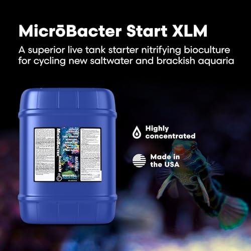 Brightwell Aquatics MicroBacter Start XLM Marine Tank Cycling Aid, 20L - size: 20-L