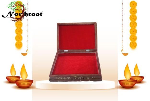 Wooden Rehal Box,Wooden Decor Holy Book Stand Box for Reading Quran, Geeta, Guru Granth Sahib, Bibil (Brown)