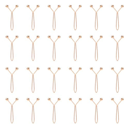 24pcs Hijab Pins for Women, Fashion Exquisite Shawl Scarf Clip Muslim Hijab Clips Safety Brooch Pin Buttons for Women Headscarf Wedding Dress Sweater Jewelry Accessories (Rose Gold) - color: Rose Gold
