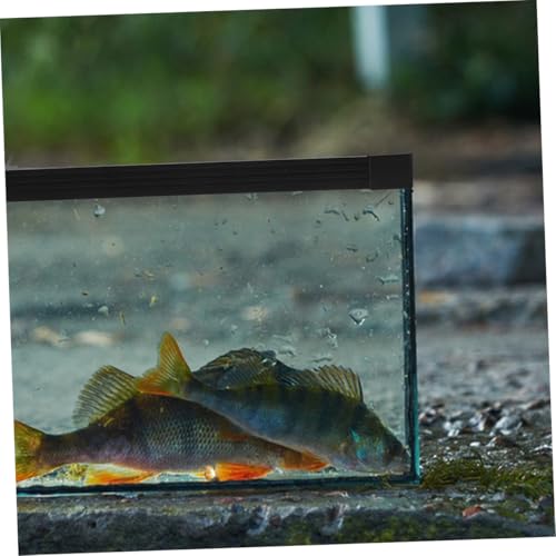 HANABASS Fish Tank Edge Protector Strip Aquarium for Safety Double Design Prevents Spills and Fish Easy Installation