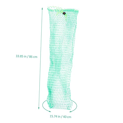 BESPORTBLE 2sets Soft Fishing Net Large Drawstring Net Ideal for Small Big Fish 2pcs*2