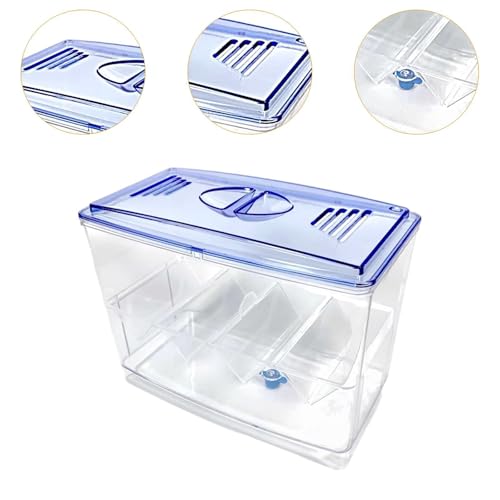 Baoblaze Fish Breeding Box Fish Isolation Box Separation Easy Use Multipurpose Fish Tank Hatchery Incubations Box for Shrimp Baby Fish