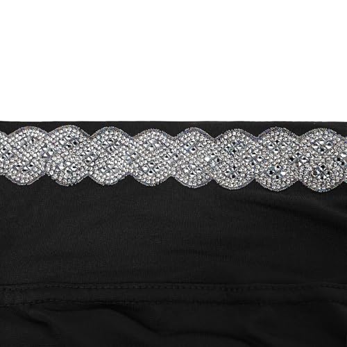 OhMill Instant Hijab Ready to Wear Jersey Hijab Scarf for Women Khimar Hijabs One Piece Hijabs Muslim Instant Turbans - color: Black