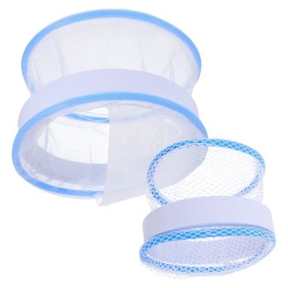 ABOOFAN Aquarium Floating Breeding Box Mesh Nursery Tank Fish Breeding Kit Isolation Case for Guppy Fry Hatchery with Feeding Ports