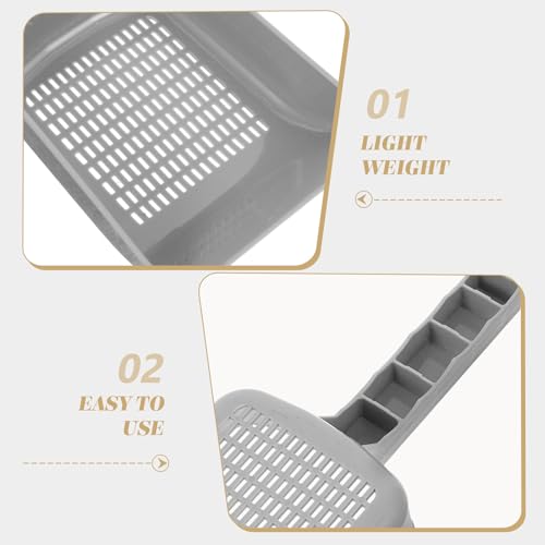 BESTYASH Aquarium Sand Scoop with Drainage Holes, Plastic Fish Tank Gravel Shovel for Substrate Cleaning, Handheld Aquarium Gravel Tool for Fish Tanks and Aquatic Plants