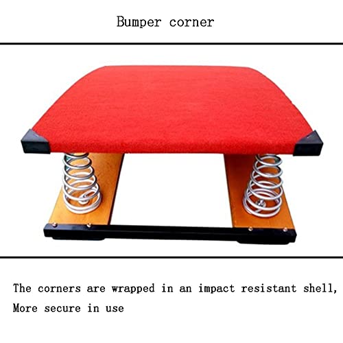 Gymnastics Junior Springboard, Kids Vault Springboard 2 Springs Children Beginner Springboards, Indoor Outdoor Home Floor Sport Equipment for Vaulting Training