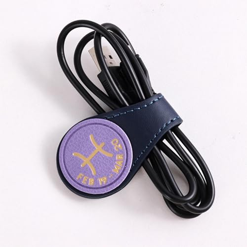 3 PCS Leather Magnetic Bookmark Clips, Zodiac PU Leather Bookmarks for Book Lovers, Full Set of Book Clip Accessories, Water Sign - style: Water Signs Constellation