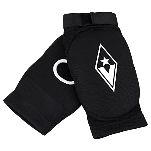 Revgear Slip-on Muay Thai Signature Elbow Pads, MMA, Jiu Jitsu, Krav MAGA - color: Black, size: Small-Medium