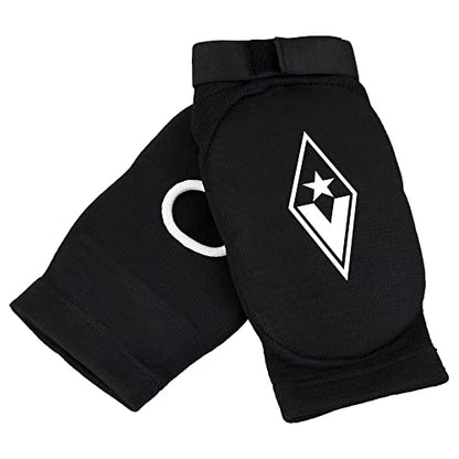 Revgear Slip-on Muay Thai Signature Elbow Pads, MMA, Jiu Jitsu, Krav MAGA - color: Black, size: Small-Medium
