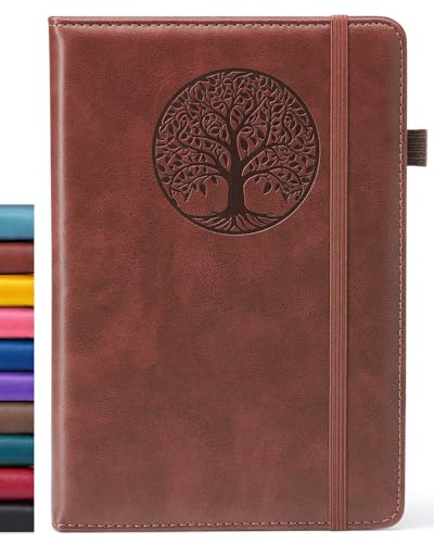 Journal 6 - Writing Notebook for Work & Travel, Women & Men | Press Soft. Smart Work. - color: Brown