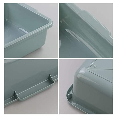 13 L Utility Bus Box, Commercial Bus Tubs, Green, 4 Packs - color: Mint Green