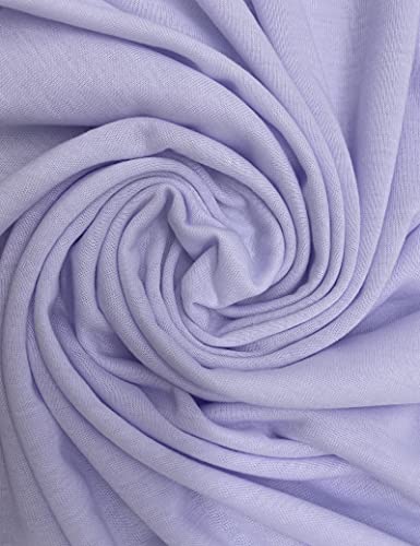 Jersey Hijab Scarfs for Women Head Scarf Muslim Head Wraps - color: White