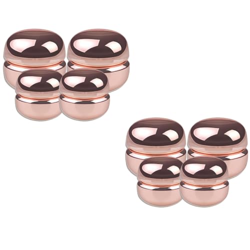 Magnetic Purse Feet for Handbags, 8Pcs Multiuse Hijab Scarf Magnets Clips, Detachable Magnetic Bag Bottom Feet Protector, Reusable Purse Accessories, Ideal Small Gift for Women (Rose Gold) - color: rose gold