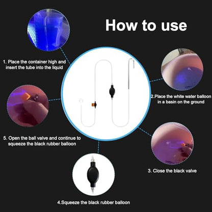 Drip Acclimation Kit for Saltwater and Freshwater Aquariums, Fish Tanks, Ensure Smooth Transition for Coral, Shrimp, Marine Fish, Navigation System Live Koi Fish, Plant Decor Security
