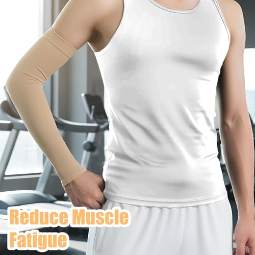 2 Pairs Protective Arm Sleeve for Thin Skin Elderly Skin Tear and Bruise, Protection Sleeves for Men and Women