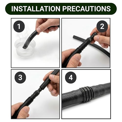 5 Pack 3/4 Inch x 1/2 Inch PVC Reducing Couplings | Schedule 40 Barbed Insert Adapters | Black Hose Connectors - size: 3/4"x1/2" Insert-5pcs, style: Coupling