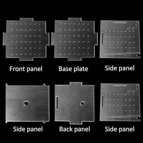 3.9 x 3.9 x 3.9 inch Acrylic Fish Breeding Box, Transparent Isolation Hatchery Incubator with Suction Cups for Guppy Shrimp Small Baby Fishes Aquarium Nursery Tank - size: 3.9 x 3.9 x 3.9inch