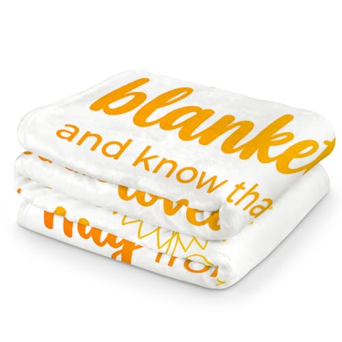 Sunflower Hug Blanket, Inspirational Flower Throw Blanket, Cozy Blankets for Women, Thoughtful Sister Blanket, Comforting Throw Blanket with Heartfelt Message, 60 x 80 Inch - color: Sunflower Hug, size: 60*80IN
