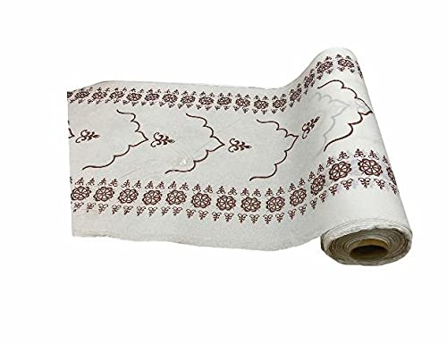 Muslim Islamic Disposable Portable Prayer Rug Mat Carpet - for Mosque, Hotel, Restaurant, Cafe, Guest - 100 Pieces in One Roll