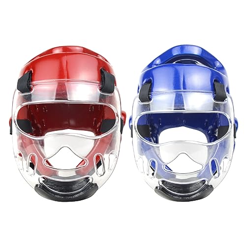 Boxing Head Guard for Kids Adults,Taekwondo Sparring Gear with Removable Face-Shield,Shock Absorption Head Guard Sparring Helmet for Muay Thai, Grappling, Kickboxing, Karate, MMA Martial Art
