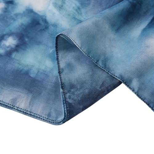 Hijab Scarf for Women Fashion Printed Modal Hijab Head Wrap Scarves Lightweight Long Scarf Shawls - color: Watercolor H