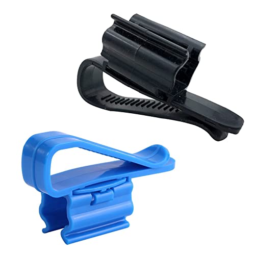 4 Pieces Water Pipe Holder Fish for Tank Adjustable Plastics Mounting Clips Durability Aquarium Tube Clamp Hose Holders Clip Air Pumps Accessories