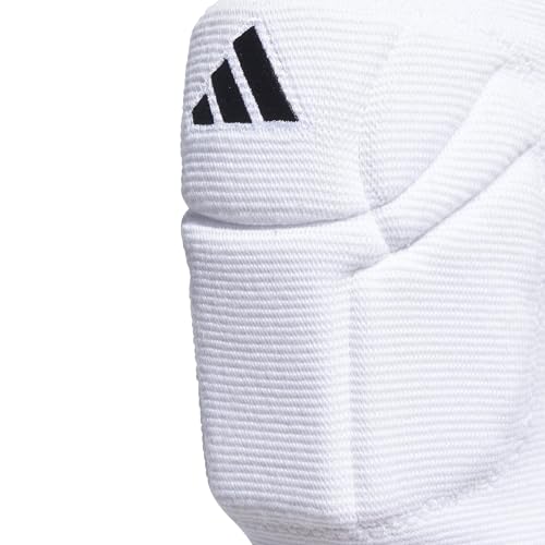 adidas Unisex-Adult Elite Knee Pad - color: White/Black, size: Small