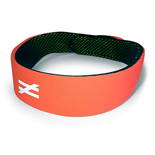 Unequal Halo 1 – 6mm Protective Headgear with Military-Grade Patented Composite, Coated Aramid Fabric - color: Vizi Orange, size: Large-X-Large