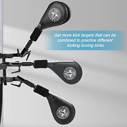 Taekwondo Kick Pads, Kicking Boxing Hands-Free Kicking Pads for Martial Arts with Mounting Bracket - style: 3 Kick Pads