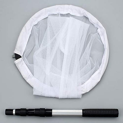 Insect and Butterfly Net with 12" Ring, 24" Net Depth, Handle Extends to 36 Inches - size: 14" Ring, 36" Handle