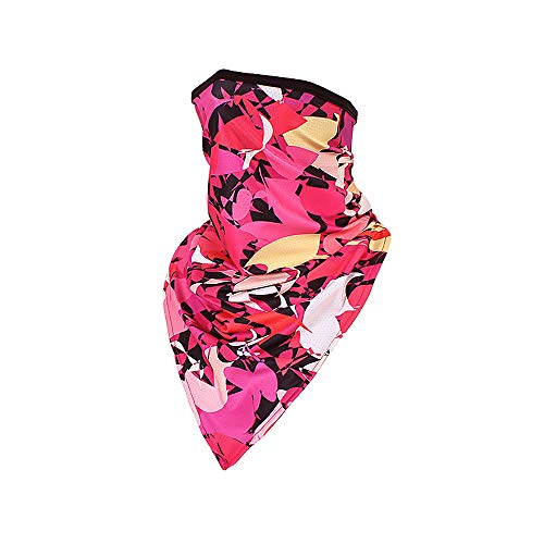 Women UPF 50+ Face Mask Sun Protection Fashion Colorful Neck Gaiter Scarf - color: Fcm-10