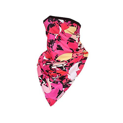 Women UPF 50+ Face Mask Sun Protection Fashion Colorful Neck Gaiter Scarf - color: Fcm-10