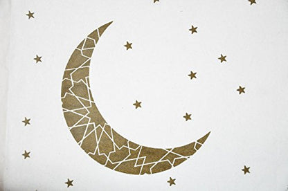 Zaffron Ramadan and Eid Gold Crescent Moon Party Packs (Napkins, Toppers, and Balloons) - color: Napkins, Toppers, and Balloons